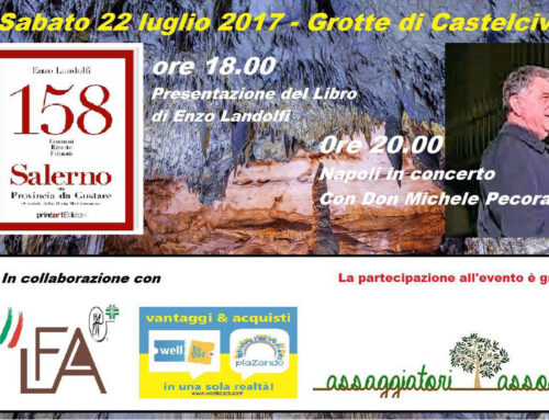 Presentazione del libro “158” presso le Grotte di Castelcivita