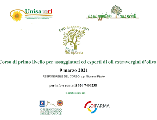 Università di Fisciano – riparte il corso per aspiranti assaggiatori di olio d’oliva.
